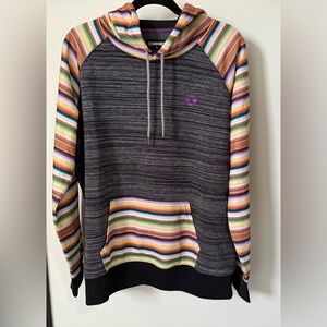 Hooey Black and Multicolor Hoodie